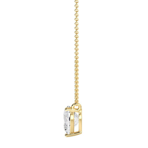 Heart-Shaped Lab Grown Diamond Pendant