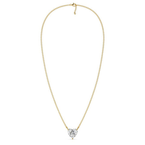 Heart-Shaped Lab Grown Diamond Pendant