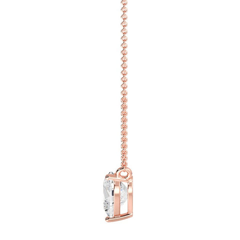 Heart-Shaped Lab Grown Diamond Pendant
