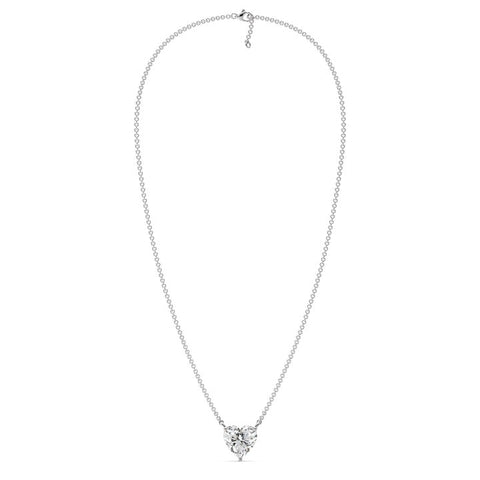 Heart-Shaped Lab Grown Diamond Pendant