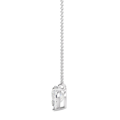 Heart-Shaped Lab Grown Diamond Pendant